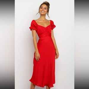 Petal +Pup Red Dress